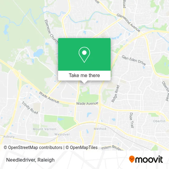 Needledriver map