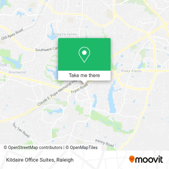 Kildaire Office Suites map