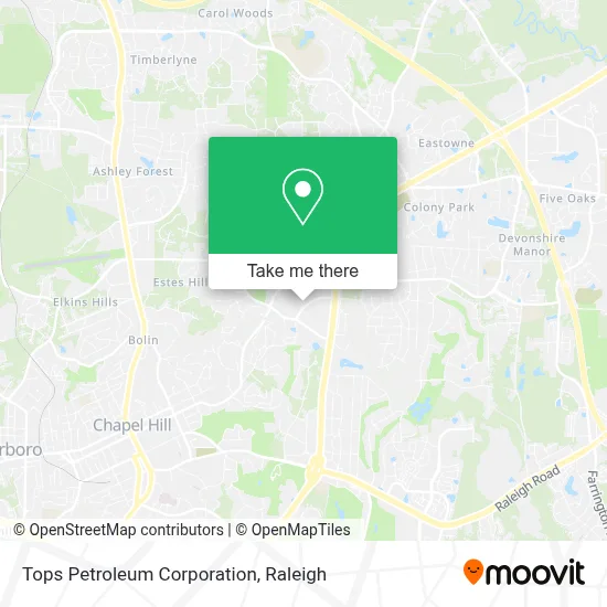 Tops Petroleum Corporation map