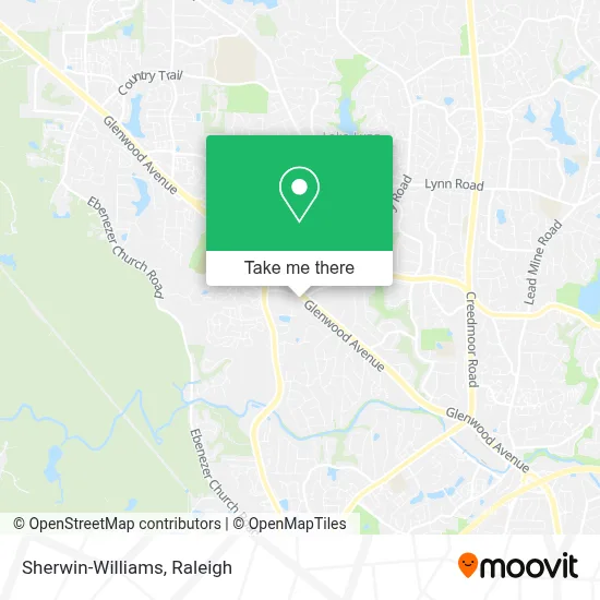 Sherwin-Williams map