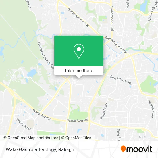 Wake Gastroenterology map