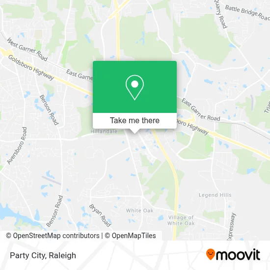 Party City map