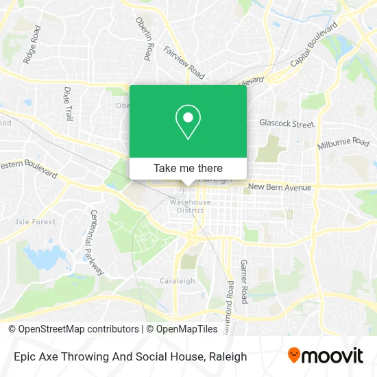 Epic Axe Throwing And Social House map