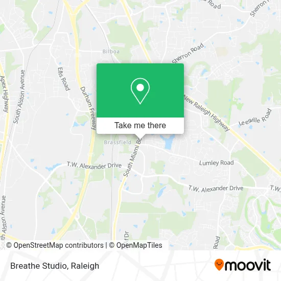 Breathe Studio map