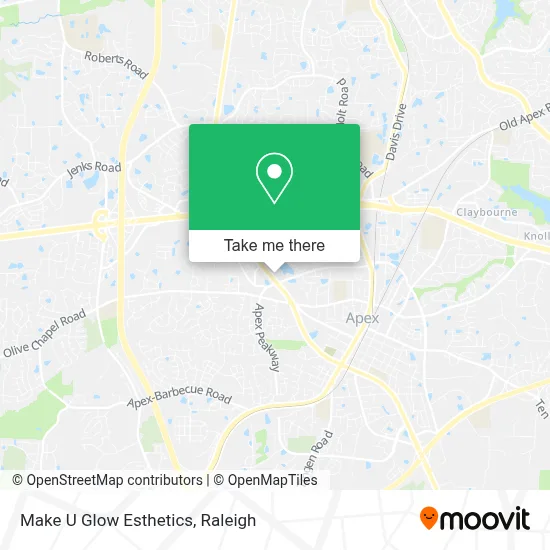 Make U Glow Esthetics map