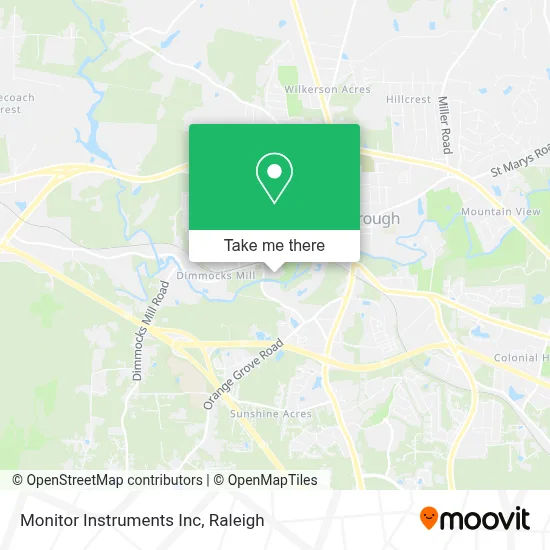Monitor Instruments Inc map