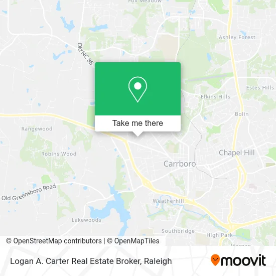 Logan A. Carter Real Estate Broker map