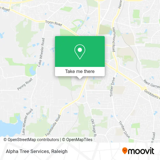 Alpha Tree Services map