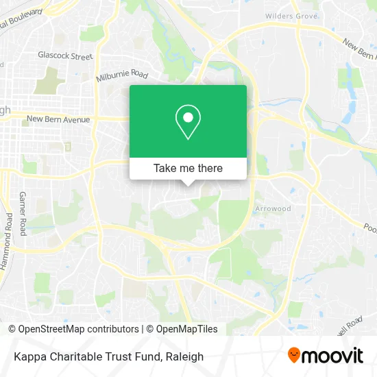 Kappa Charitable Trust Fund map