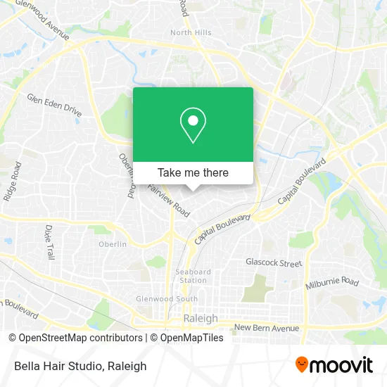 Bella Hair Studio map