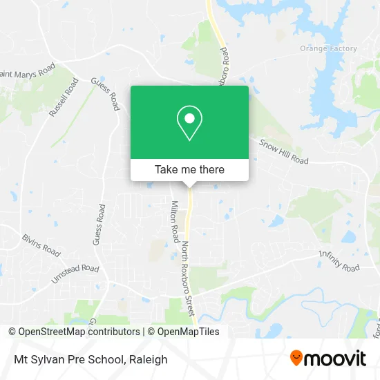Mt Sylvan Pre School map