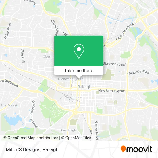 Miller’S Designs map