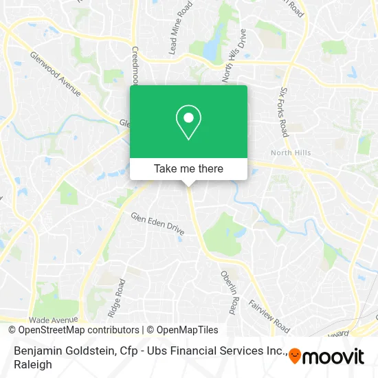 Benjamin Goldstein, Cfp - Ubs Financial Services Inc. map