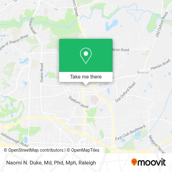 Naomi N. Duke, Md, Phd, Mph map