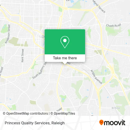 Princess Quality Services map