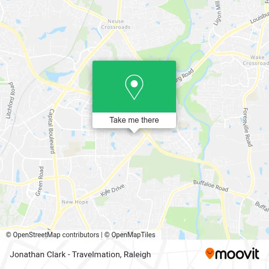 Jonathan Clark - Travelmation map