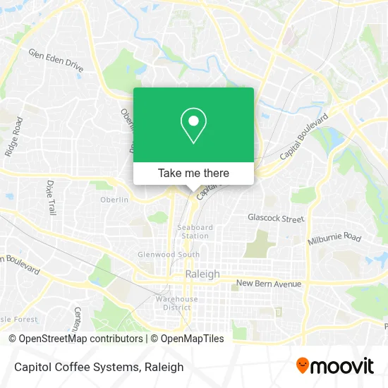 Capitol Coffee Systems map