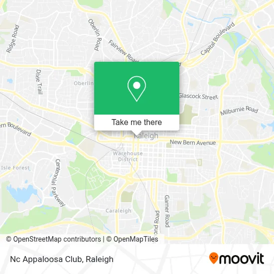 Nc Appaloosa Club map