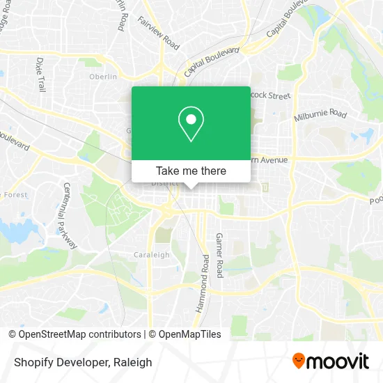 Shopify Developer map