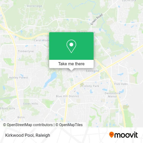 Kirkwood Pool map