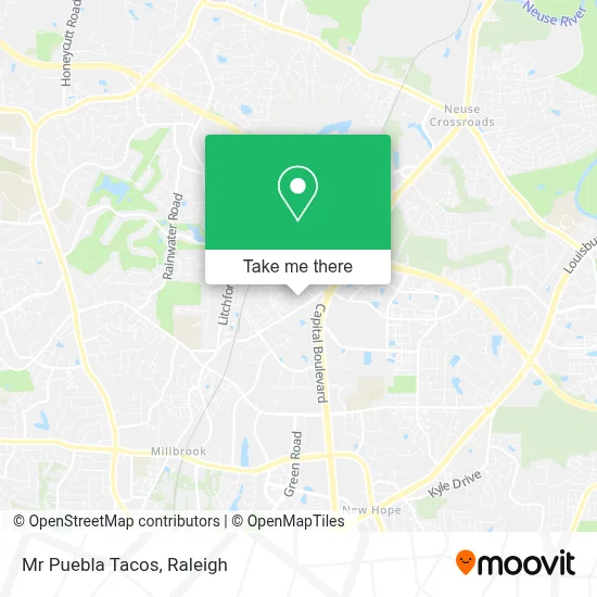 Mr Puebla Tacos map