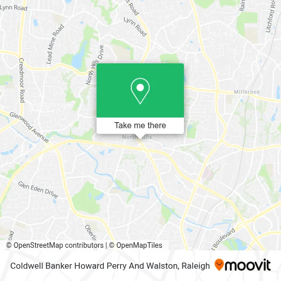 Coldwell Banker Howard Perry And Walston map