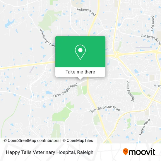 Happy Tails Veterinary Hospital map