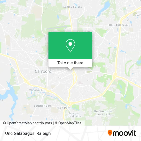 Unc Galapagos map