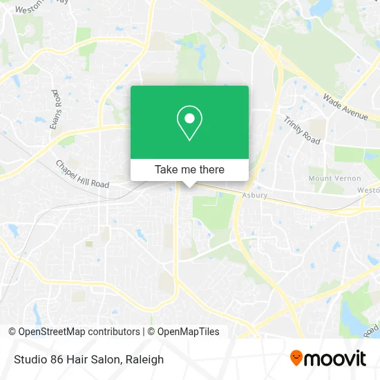 Studio 86 Hair Salon map