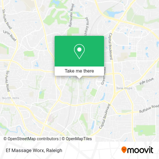 Ef Massage Worx map