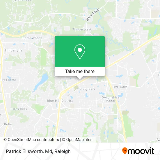 Patrick Ellsworth, Md map