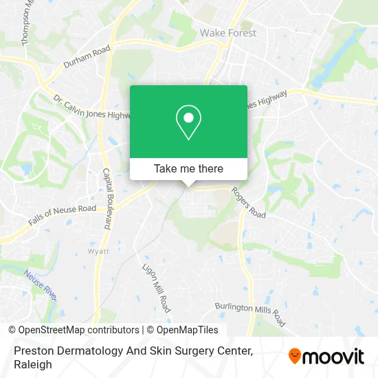 Preston Dermatology And Skin Surgery Center map