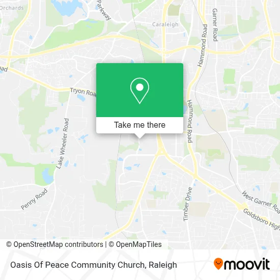 Oasis Of Peace Community Church map