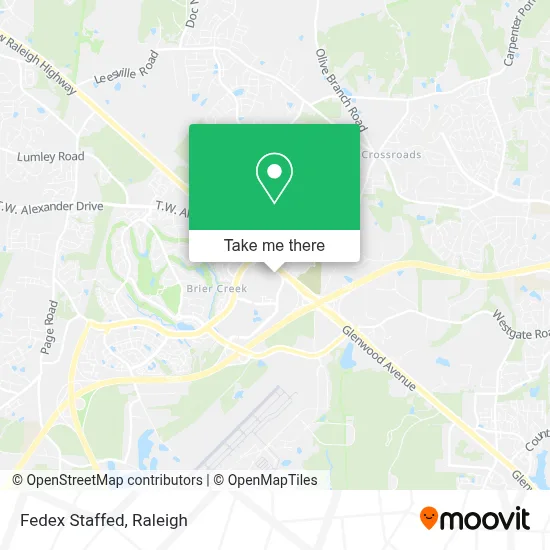 Fedex Staffed map