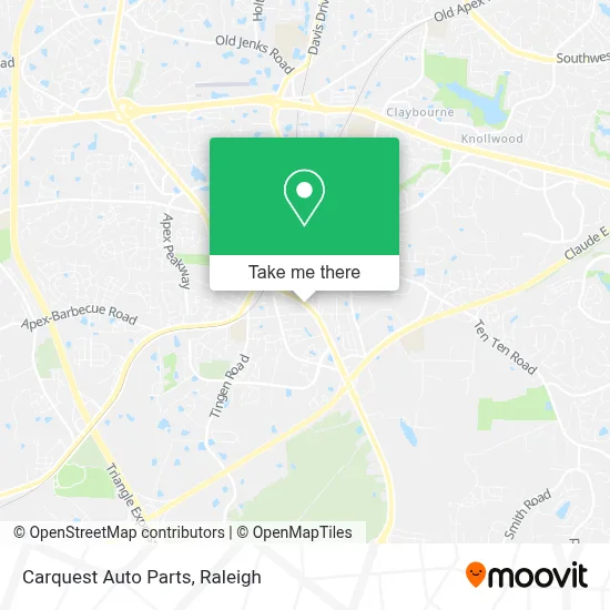 Carquest Auto Parts map