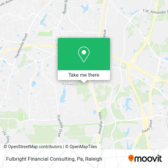 Fulbright Financial Consulting, Pa map