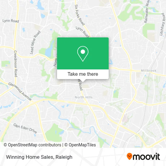 Winning Home Sales map