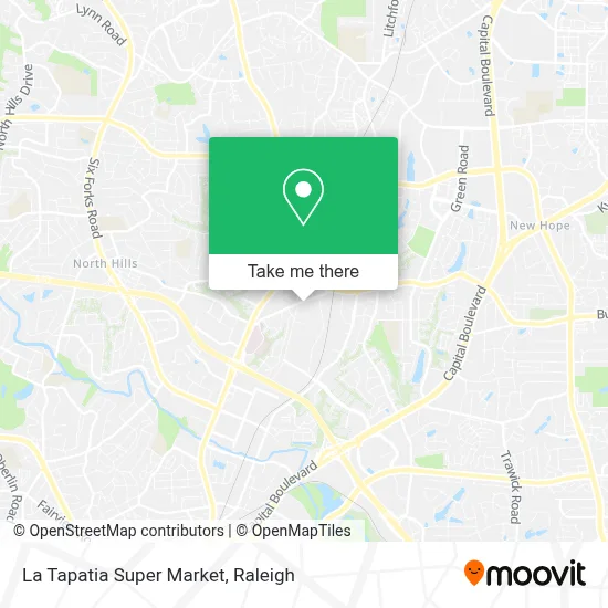 La Tapatia Super Market map