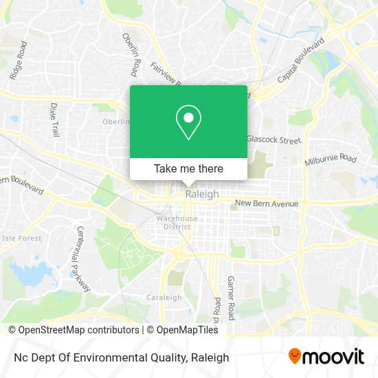 Nc Dept Of Environmental Quality map