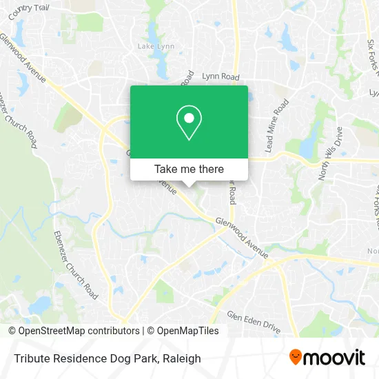 Tribute Residence Dog Park map