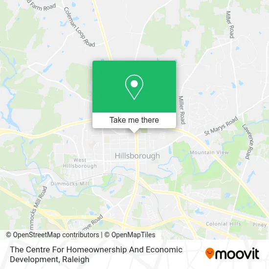 The Centre For Homeownership And Economic Development map