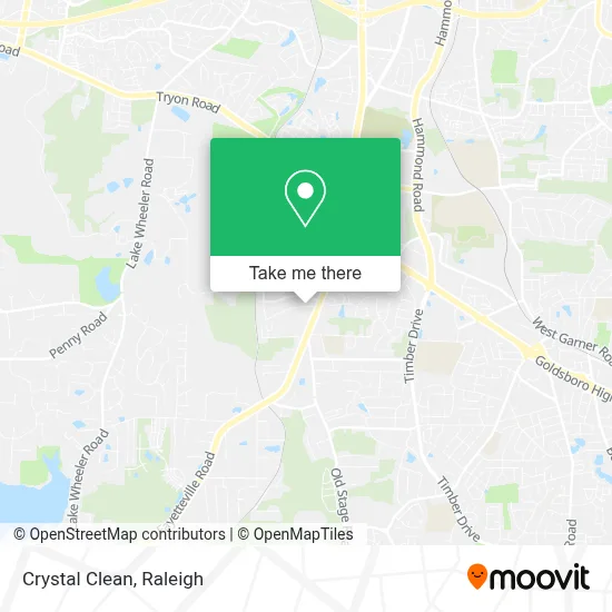Crystal Clean map