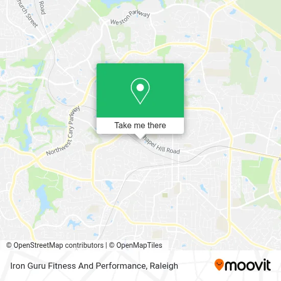Iron Guru Fitness And Performance map