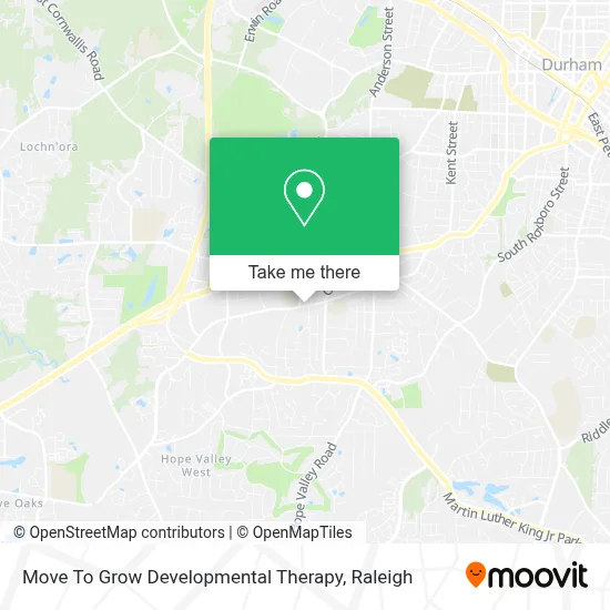 Move To Grow Developmental Therapy map