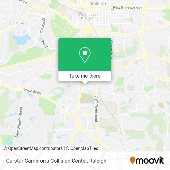 Carstar Cameron's Collision Center map