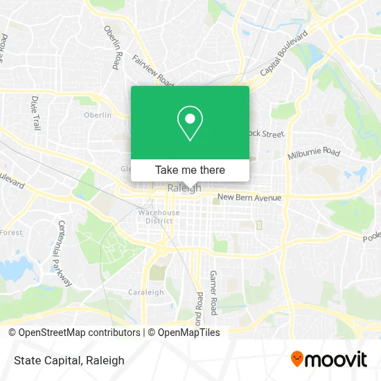 State Capital map
