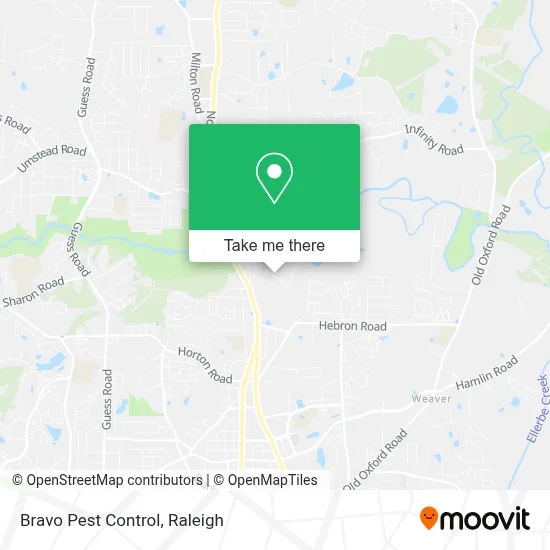 Bravo Pest Control map