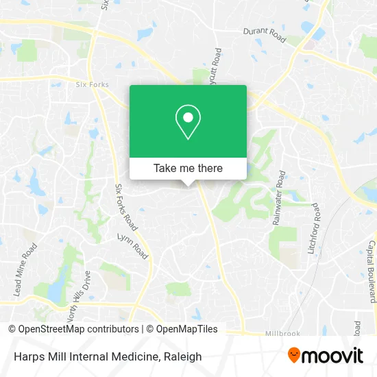 Harps Mill Internal Medicine map