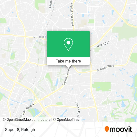 Super 8 map