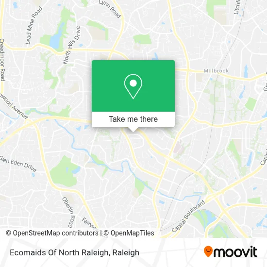 Ecomaids Of North Raleigh map